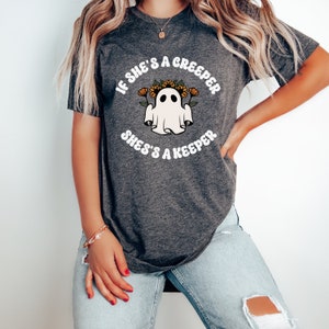 Ghost Shirt, Halloween Shirt Gift, Ghost Halloween Tshirt for Women, Fall Shirts, Halloween T-Shirt, Halloween Shirt, Funny Halloween Tee