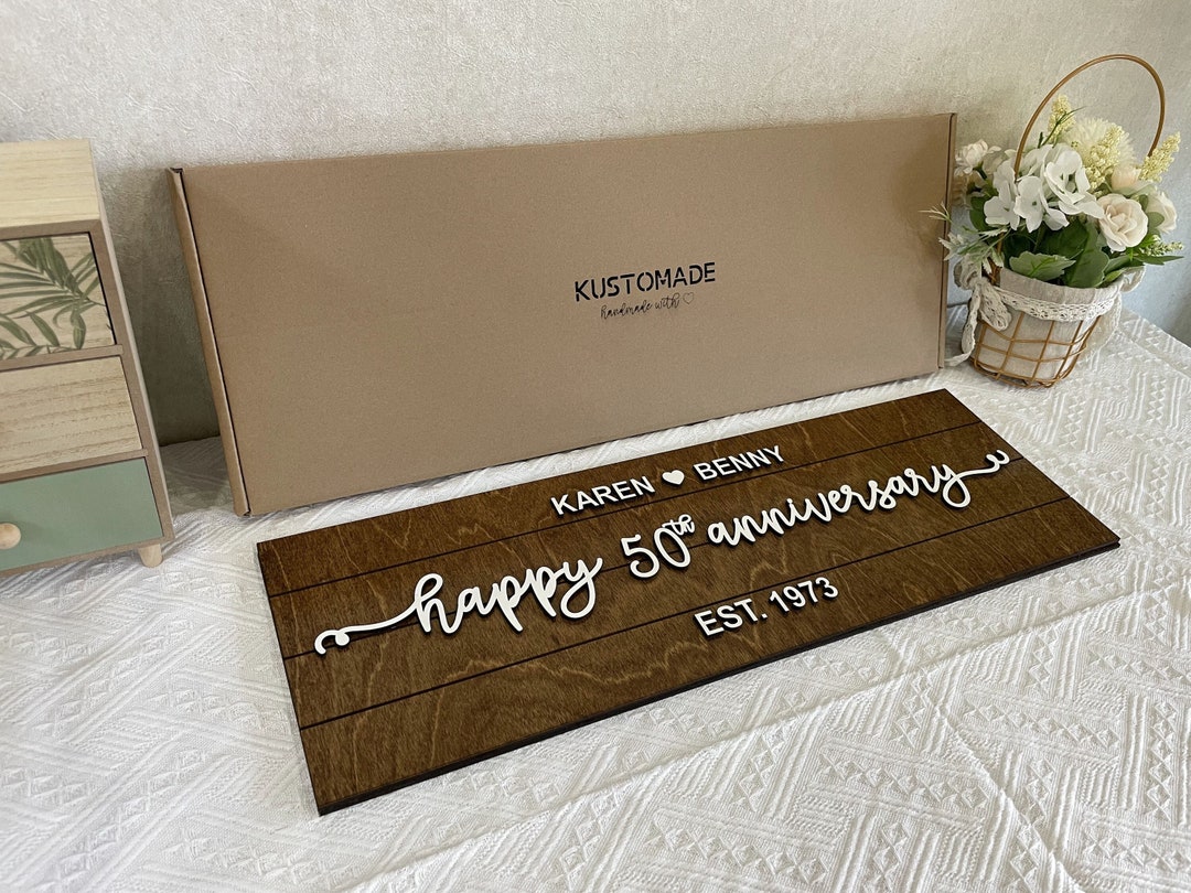 50th Wedding Anniversary Gifts 50th Anniversary Gifts for Parents 50th
