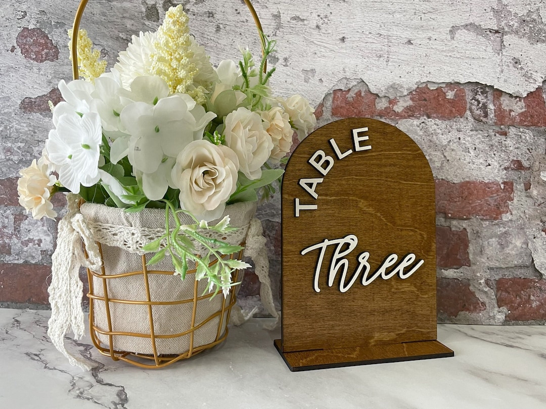 Rustic Design Table Number Wooden Table Numbers Rustic Table Numbers Wedding Table Decor Rustic ...