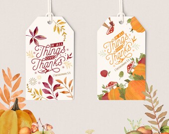 Thanksgiving-cadeaulabels, herfstcadeaulabels, cadeaulabel leraar, papier en feestartikelen, bedankkaartje herfst, Thanksgiving, waardering leraar