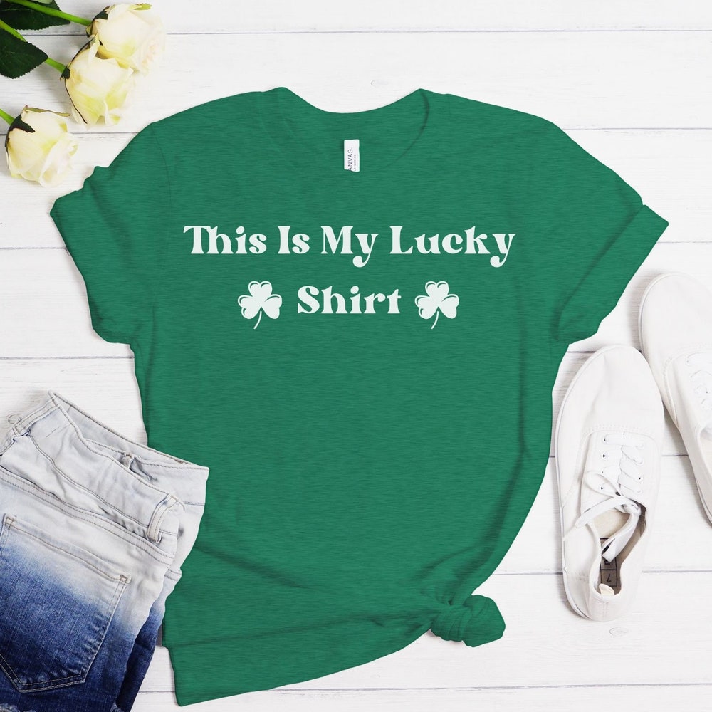 This Is My Lucky Shirt, St Patricks Day Shirt, Irish Shirt, Funny Shirt, St Patty Day Shirt, Lucky Shirt, Fun Shirt, Irish Luck Shirt Realtorgift