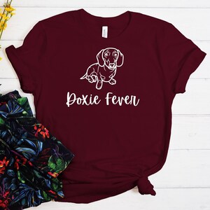Doxie Fever Shirt, Dachshund Shirt, Doxie Shirt, Dachshund Lover Shirt, Dog Lover Shirt, Wiener Dog Shirt, Funny Dog Shirt, Cute Dachshund