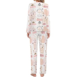 Pijama con textos bíblicos cristianos – Pastel Coquette Faith PJs imagen 3