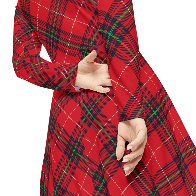 Christmas Plaid Dress Women - Etsy