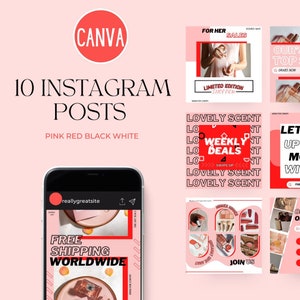 10 Canva Template for Instagram Posts