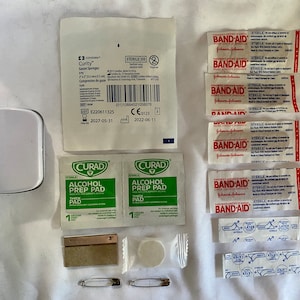 Pocket First Aid Kit camping hiking survival gift tools men Girl Boy Scout Father’s Day gift gadget party favor stocking stuffer