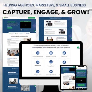 GoHighLevel  | 2-Step Sales Funnel | Landing Page | Sales page | Gohighlevel | GoHighLevel Templates | Website Temaplates. | Small business