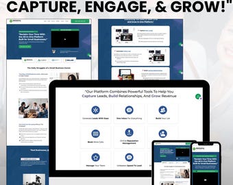GoHighLevel  | 2-Step Sales Funnel | Landing Page | Sales page | Gohighlevel | GoHighLevel Templates | Website Temaplates. | Small business