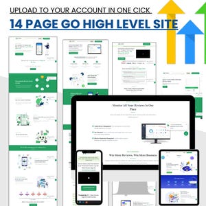 HighLevel Webseite | 15-seitige anpassbare Landing Pages | Für Sie getan | Neuen Landing Page Design | High-Level-Automation | Kundenbindung