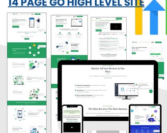 HighLevel Website  | 15-Page Customizable Landing Pages | Done For You | Lead Capture Landing Page Design | High Level Automations | CRM