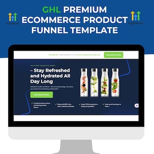 GoHighLevel | Ecommerce Templates |  Sales Funnel | GoHighLevel Funnel | GoHighLevel Snapshot | High Converting |  Highlevel  | Landing Page
