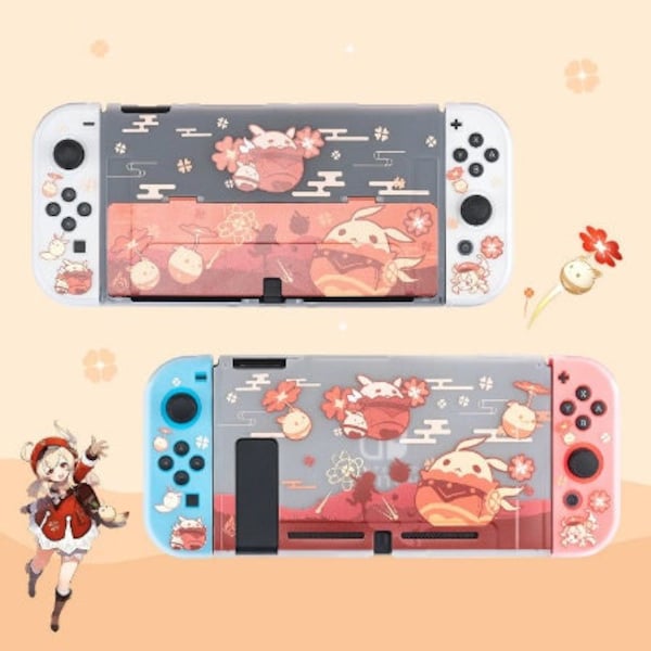 Protection Case for Switch / Switch OLED, Genshin Klee Switch Game Card Case