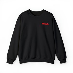 simple Unisex Heavy Crewneck Sweatshirt