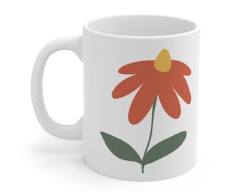 Mug fleuri