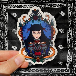 POISON APPLE Die-Cut Sticker, DreamFever.co, Lady Gaga Sticker, Mayhem Stickers, Little Monsters, Fan Art, Garden of Eden, Gaga
