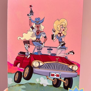 HANGMAN GOT THAT Art Print, DreamFever.co, Tyrant, Beyoncé Fan Art, Dolly Parton, Cowboy Carter, Wall Decor, Comics