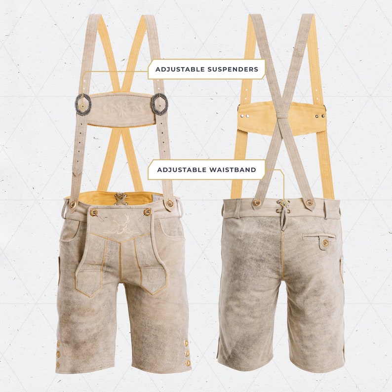 Bavaria Trachten Lederhosen Men, Oktoberfest Outfit Traditional German ...