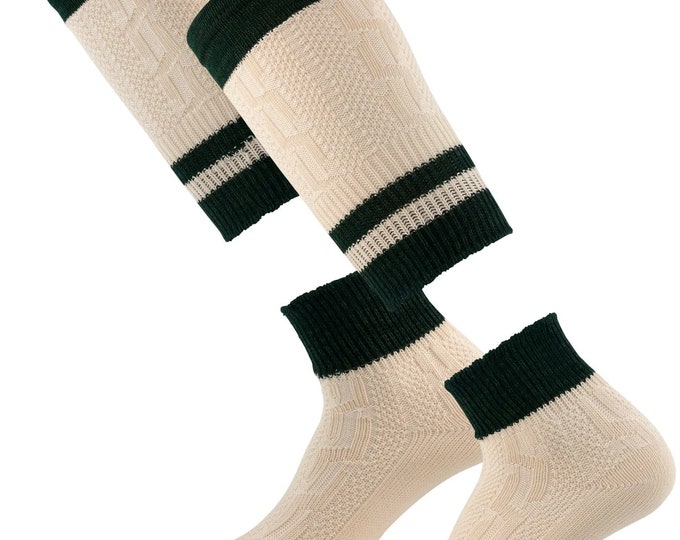 Traditional Bavarian Calf Socks Loferl prien handknitted on Order Entry