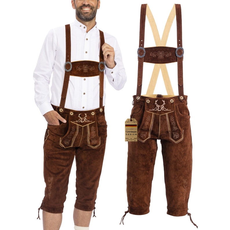 Bavaria Trachten Lederhosen Men, Oktoberfest Outfit Traditional German ...