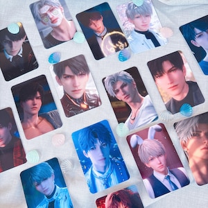 Love and Deepspace Photocards Series 2 — LADS Facecards of Xavier, Zayne, Rafayel, Sylus, and Caleb