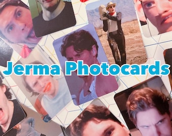 Jerma985 Photocards — Glossy Jerma Face Cards