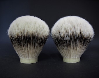 Lot of two 26mm silvetip shaving brush knots