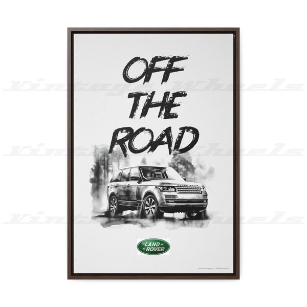 Land Rover Range Rover Off-Road Poster, Defender, Discovery,vintage car, Gift for him, garage Wall Art, Printable Art,Digital Download