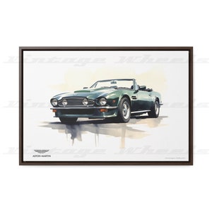 Hot Sexy Girl Aston Martin V8 Car Auto Poster – My Hot Posters