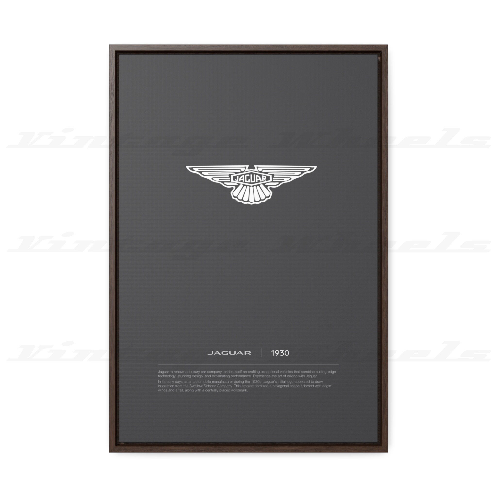 Jaguar Logo Collection Poster, Iconic Jaguar Car Logos, Gift for Boy ...