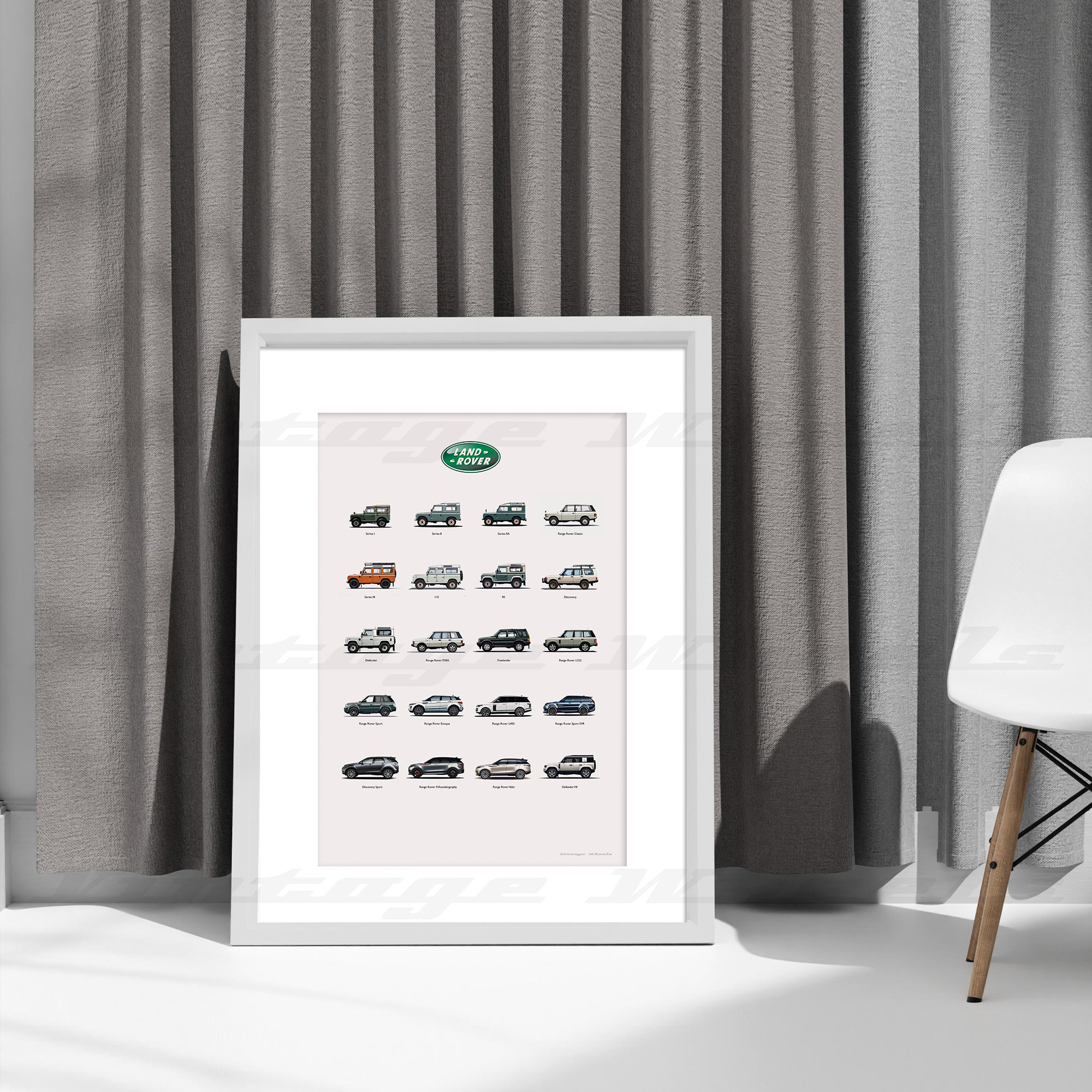 Land Rover Series Poster Defender Discovery Range Rover - Etsy