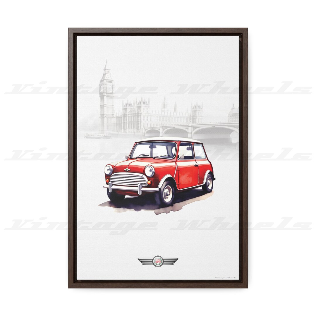1964 Mini Cooper S Poster, Austin Mini Cooper, Classic Mini Poster ...