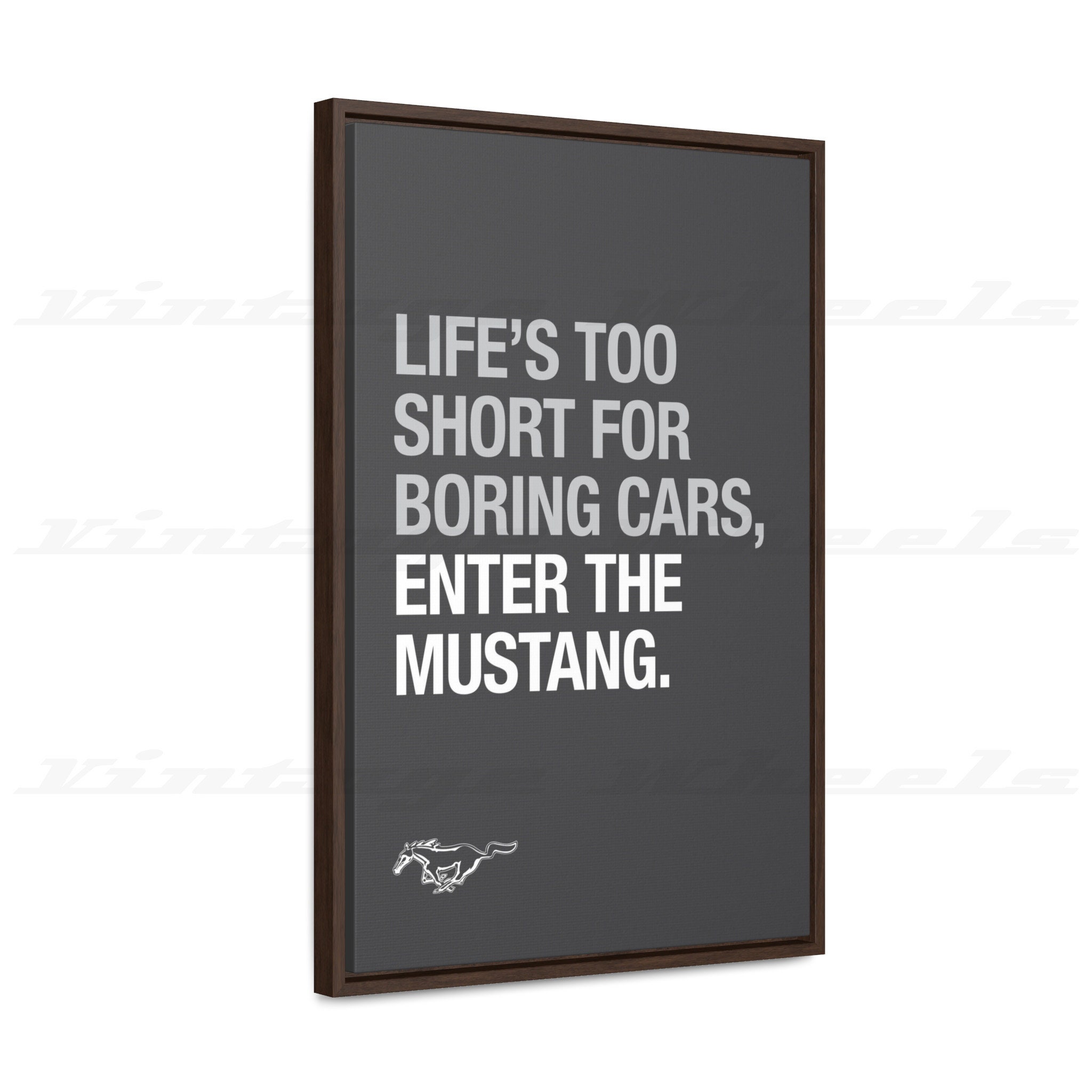 Ford Mustang Quote Poster Classic Car Gift for Boy Garage Etsy
