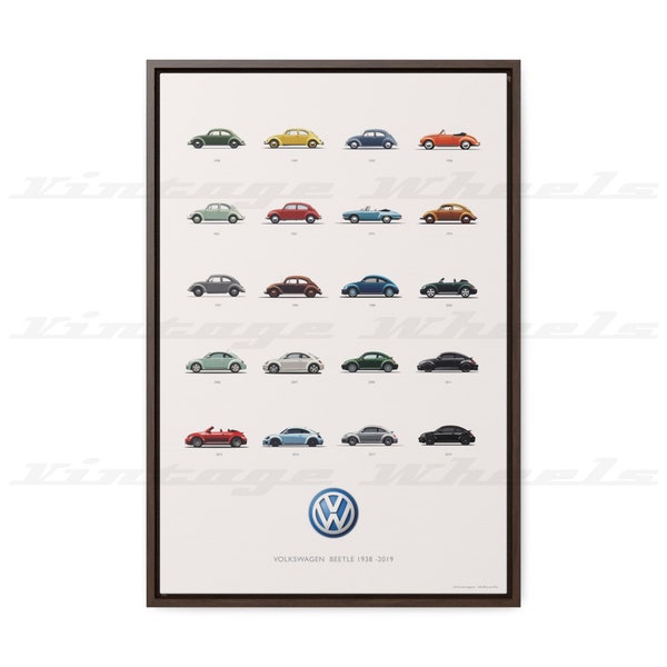 Volkswagen Beetle Collection,VW bug car poster,Gift for Boyfriend, Classic Cars, Home Decor, Printable Wall Art, Instant Digital Download