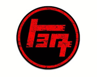 Vintage TEQ Round Logo JDM Vinyl Decal Sticker - Glossy, For Car, Motorcycle, Windows