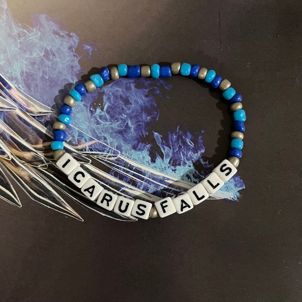 Icarus Falls song bracelets | zayn malik | one direction | elastic beaded bracelet