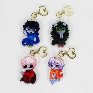 LAST RESTOCK - Homestuck - Beta Kids Acrylic Keychains / Charms - 2.5”