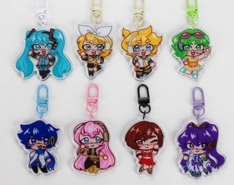Vocaloid - Acrylic Keychains / Charms - 2.5”