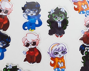 Homestuck - Beta Kids Vinyl Die-cut Stickers - 3”