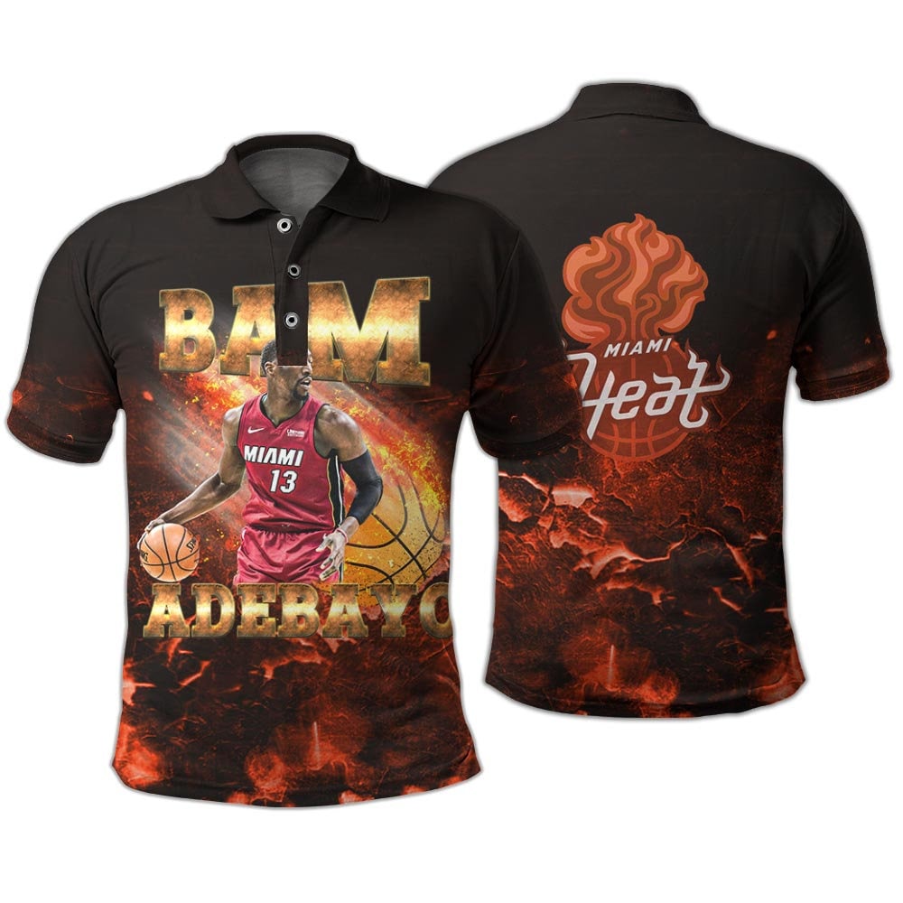 Bam Adebayo 3D Hoodie, Bam Adebayo Basketball V1 Tee, V2 Sport Champion 3D Hoodie