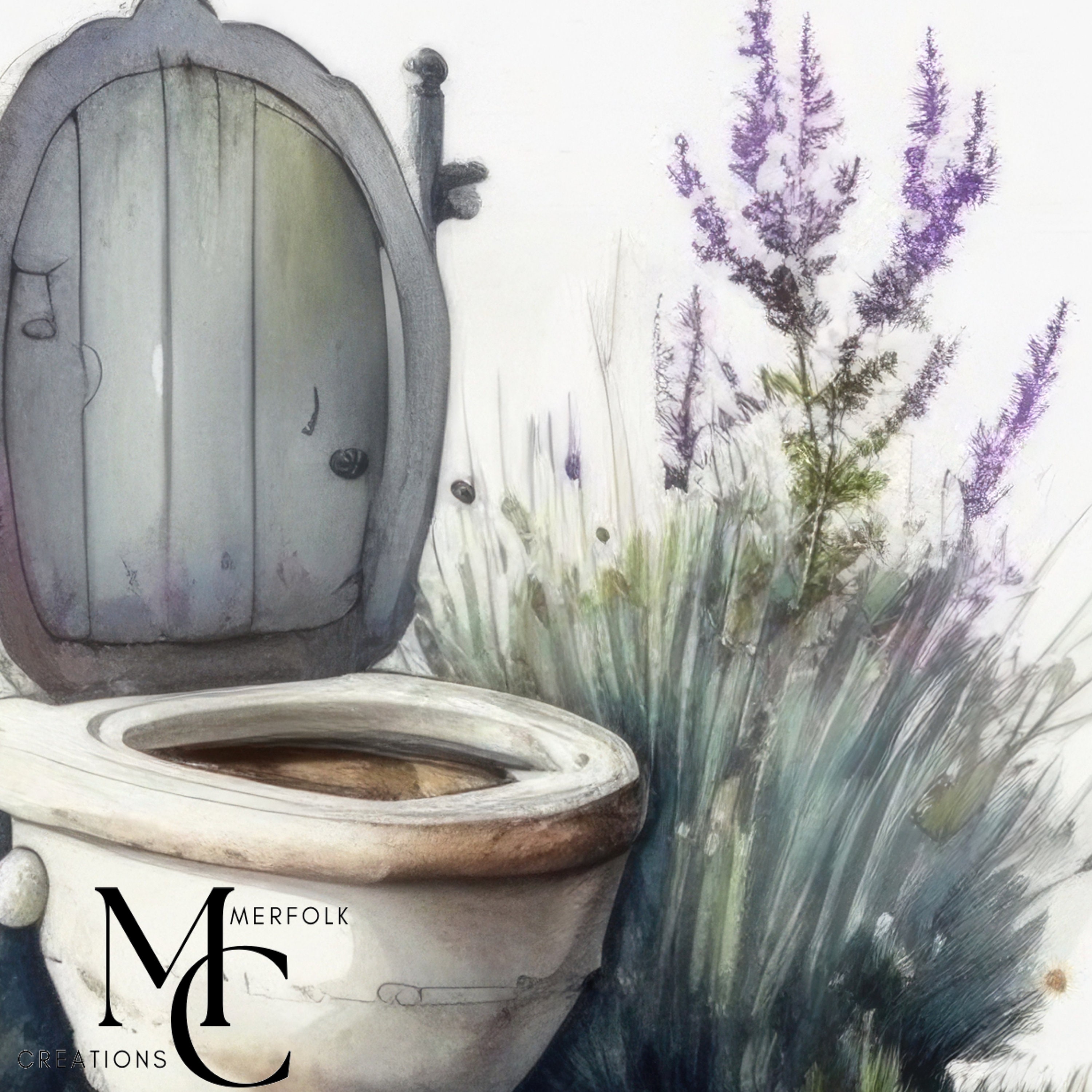 Bathroom Decor Wall Art for Bathroom Lavender Wall Decor for - Etsy
