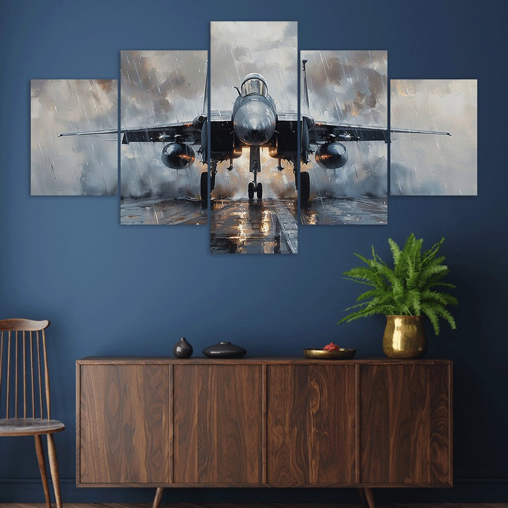 F-15 Eagle Jet Canvas Art, Modern Multi Panel Print - Etsy