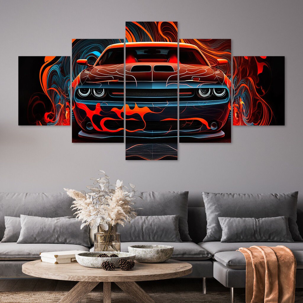 t　オーダー刺繍アート作品　DODGE CHALLENGER t オーダー刺繍アート作品 DODGE CHALLENGER t様専用 オーダー刺繍