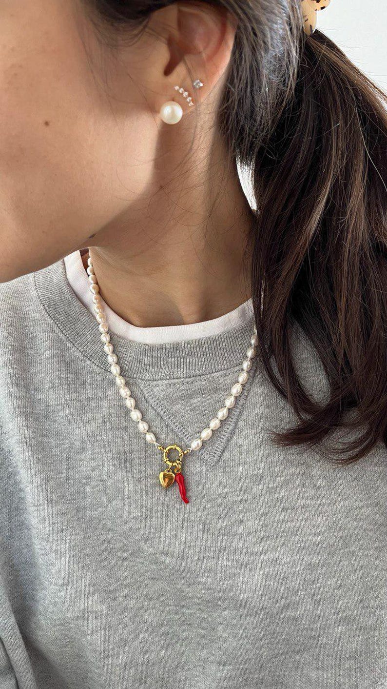 Red Hot Chili Pepper Freshwater Pearl Necklace Etsy red-hot-chili-pepper-freshwater-pearl-necklace-etsy