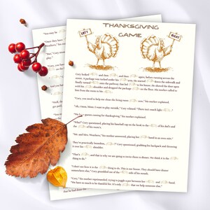 Thanksgiving left right game family reunion, Pass the gift game, Gift exchange Game, Pass the prize fall party game,Friendsgiving games