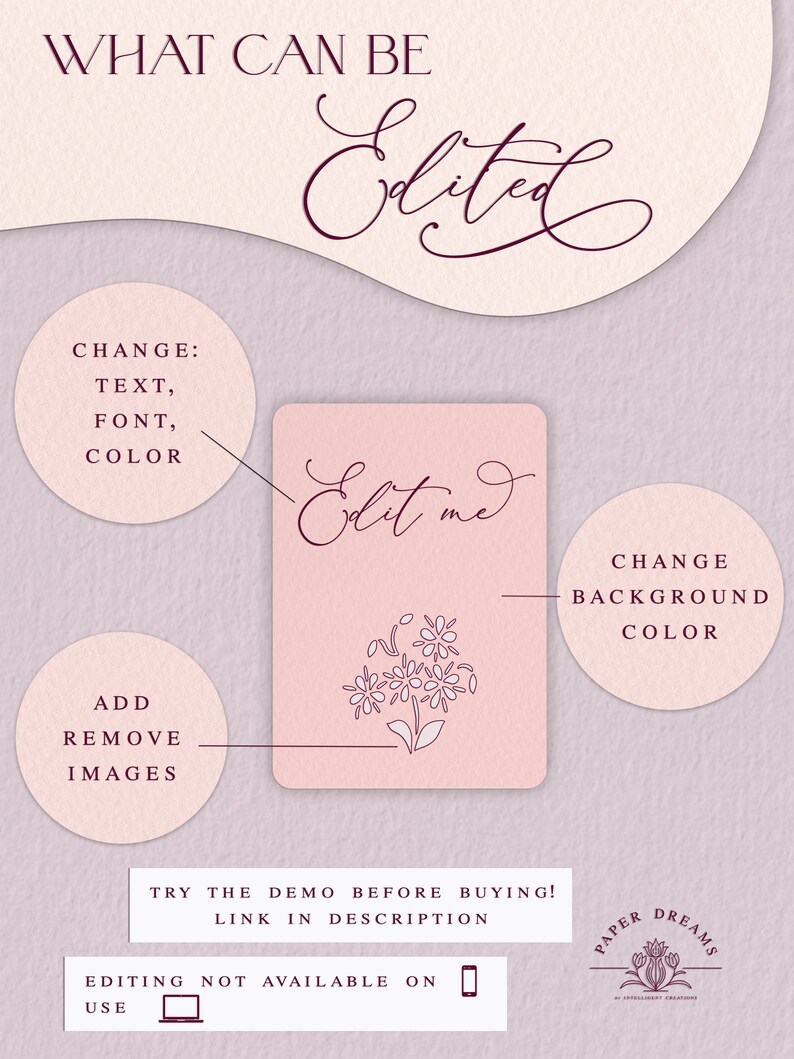 Customizing your template with Corjl is simple. With real-time previews, you can see your changes come to life instantly, ensuring that every detail meets your expectations. Customize text, color, size, graphics and layout.