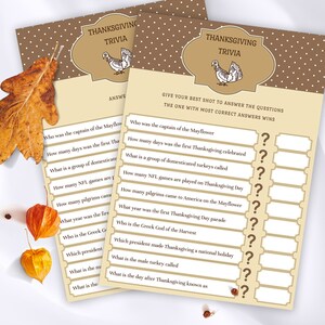 Thanksgiving quiz, Thanksgiving trivia questions, Thanksgiving trivia for adults, Friendsgiving games, Family fall trivia game,Turkey trivia