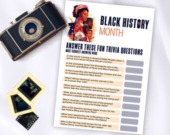 Black history trivia game, Black history month printable games, I am black history, Black history trivia questions, Black history quiz