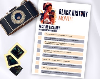 Black history trivia questions, Black history trivia game, Black history month printable games, I am black history, Black history quiz
