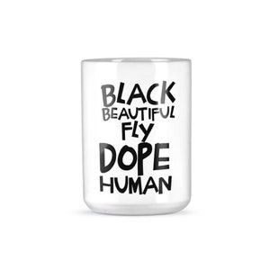 Black Human Mug 15oz