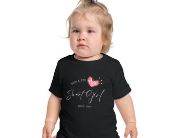 Sweet Girl Baby Short Sleeve T-Shirt, regalo per bambina, regalo per bambino, regalo personalizzato, regalo per bambina, regalo unico per bambini